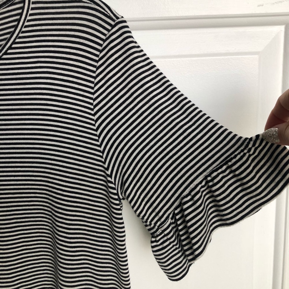 Caution to the Wind Striped Top